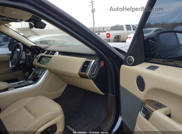 SALWG2FV9HA670651 2017 LAND ROVER RANGE ROVER SPORT Dark Blue Вид салона спереди