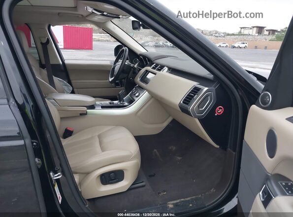 SALWG2KF6GA637426 2016 LAND ROVER RANGE ROVER SPORT Black Front interior view