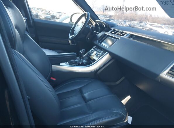 SALWG2PF7GA657743 2016 LAND ROVER RANGE ROVER SPORT Black Widok wnętrza z przodu