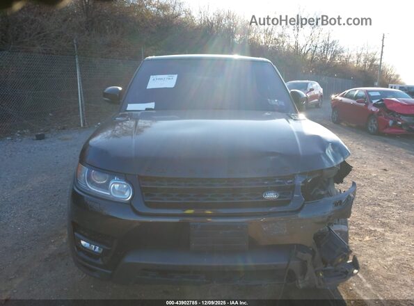 SALWG2PF7GA657743 2016 LAND ROVER RANGE ROVER SPORT Black Widok wnętrza z tyłu