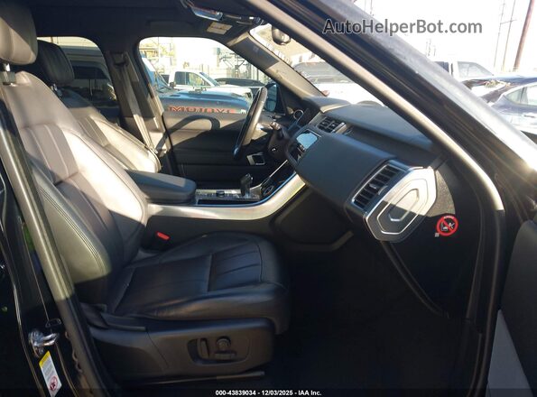 SALWG2RV0JA698727 2018 LAND ROVER RANGE ROVER SPORT Black Widok wnętrza z przodu