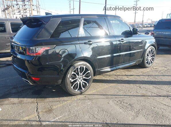 SALWG2RV0JA698727 2018 LAND ROVER RANGE ROVER SPORT Black Tył prawy