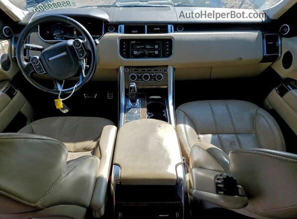 SALWR2EF7GA101462 2016 LAND ROVER RANGE Black Вид панелі приладів