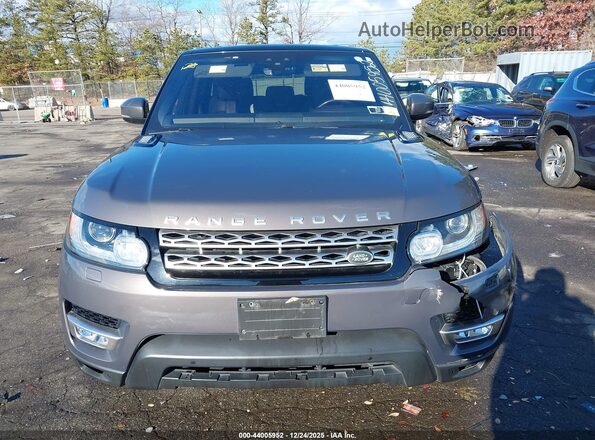 SALWR2FE4HA167412 2017 LAND ROVER RANGE ROVER SPORT Gray ხელსაწყოთა პანელის ხედი