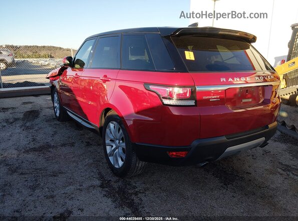 SALWR2FVXHA136262 2017 LAND ROVER RANGE ROVER SPORT Red Tył lewy