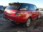2017 Land Rover Range Rover Sport 3.0l V6 Supercharged Hse Red vin: SALWR2FVXHA136262