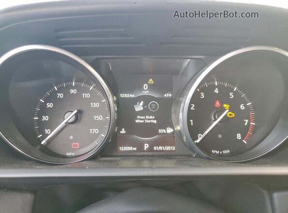 SALWR2PF0GA657657 2016 LAND ROVER RANGE White Widok zestawu wskaźników