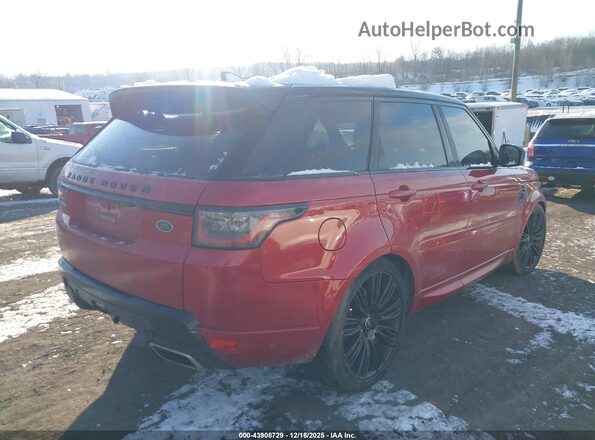 SALWR2RE0KA836942 2019 LAND ROVER RANGE ROVER SPORT Red Trasero derecho
