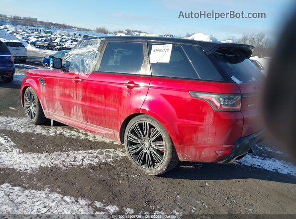 SALWR2RE0KA836942 2019 LAND ROVER RANGE ROVER SPORT Red Trasero izquierdo