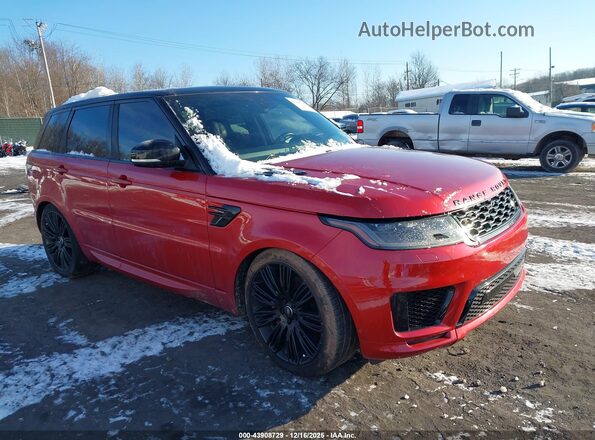 SALWR2RE0KA836942 2019 LAND ROVER RANGE ROVER SPORT Red Delantero derecho