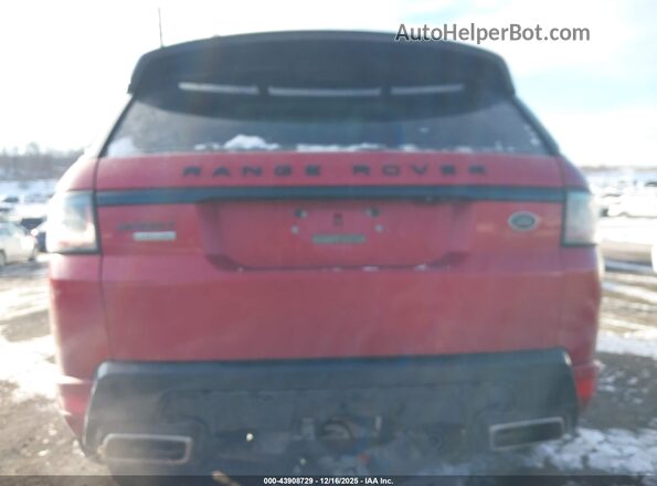 SALWR2RE0KA836942 2019 LAND ROVER RANGE ROVER SPORT Red Vista frontal