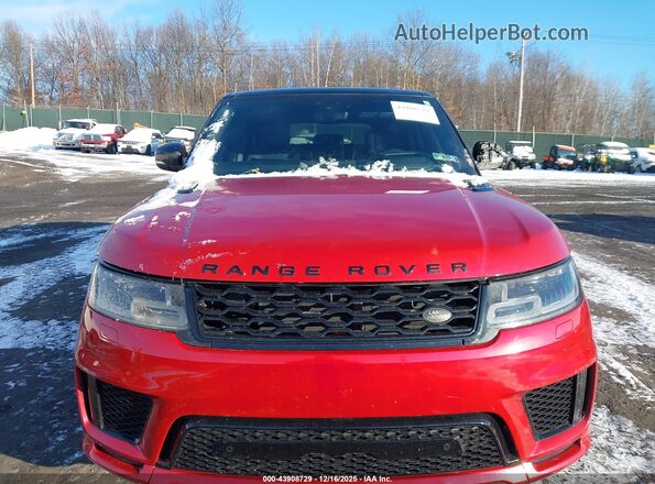 SALWR2RE0KA836942 2019 LAND ROVER RANGE ROVER SPORT Red Vista del cuadro de instrumentos