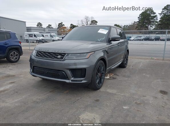 SALWR2RE2JA182895 2018 LAND ROVER RANGE ROVER SPORT Серый Передняя левая четверть