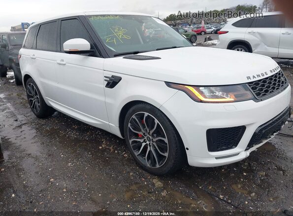 SALWR2RE6JA801952 2018 LAND ROVER RANGE ROVER SPORT Белый Передняя правая четверть