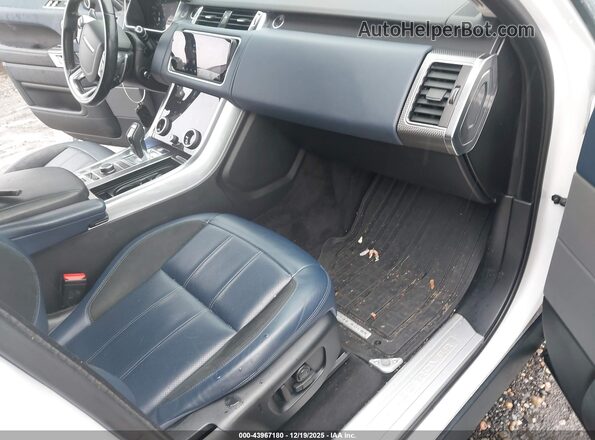 SALWR2RE6JA801952 2018 LAND ROVER RANGE ROVER SPORT Белый Вид салона спереди