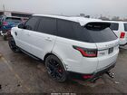 2018 Land Rover Range Rover Sport Hse Td6 White vin: SALWR2RK3JA184774