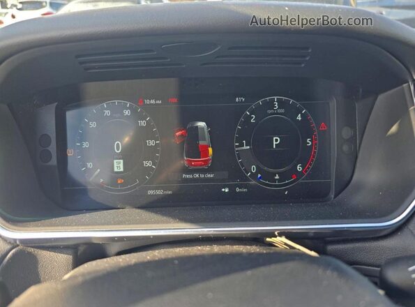 SALWR2RK6JA407437 2018 LAND ROVER RANGE ROVER Черный Вид панели приборов