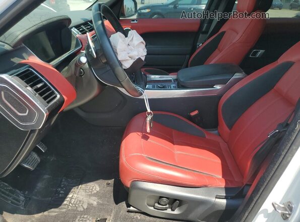 SALWR2SE9MA753202 2021 LAND ROVER RANGE Белый Вид салона спереди