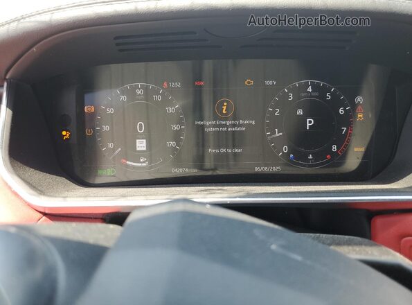 SALWR2SE9MA753202 2021 LAND ROVER RANGE Белый Вид щитка приборов