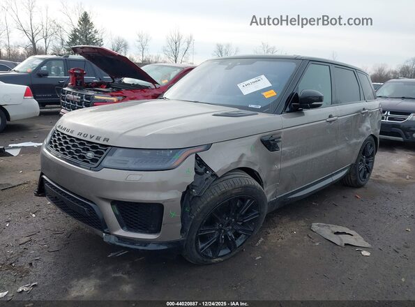 SALWR2SU8MA796386 2021 LAND ROVER RANGE ROVER SPORT Brown წინა მარცხენა ხედი სამი მეოთხედიდან