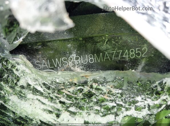 SALWS2RU8MA774852 2021 LAND ROVER RANGE ROVER SPORT Black Widok komory silnika
