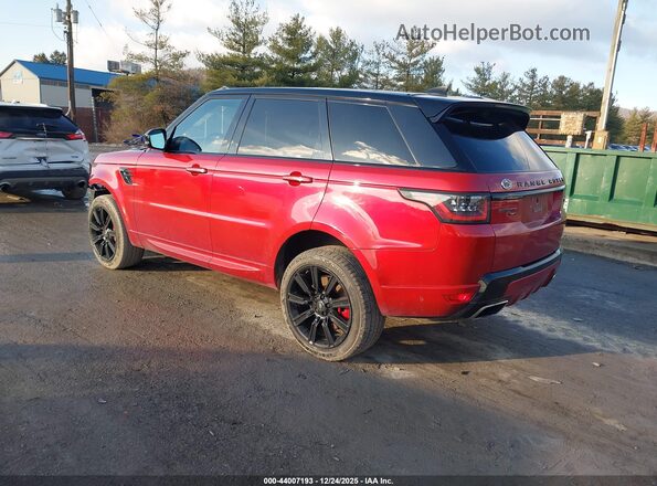 SALWS2SU0KA866660 2019 LAND ROVER RANGE ROVER SPORT Красный Задняя левая четверть