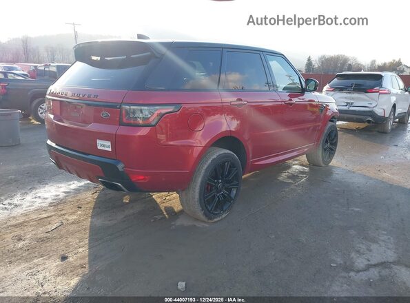 SALWS2SU0KA866660 2019 LAND ROVER RANGE ROVER SPORT Красный Задняя правая четверть