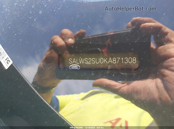 SALWS2SU0KA871308 2019 LAND ROVER RANGE ROVER SPORT Gray Widok komory silnika