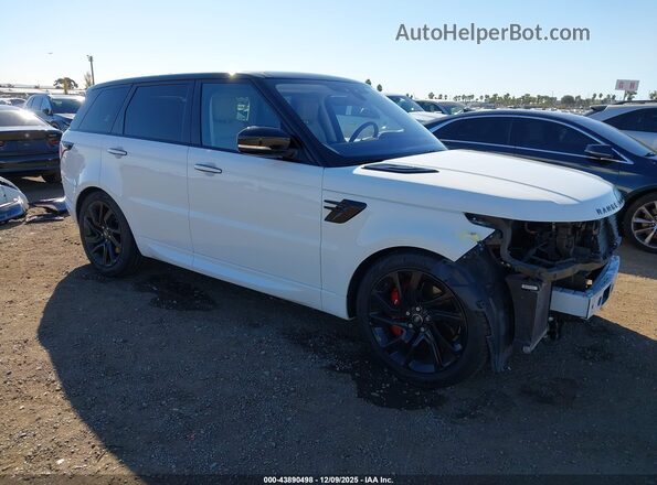 SALWV2SV0JA403416 2018 LAND ROVER RANGE ROVER SPORT Белый Передняя правая четверть