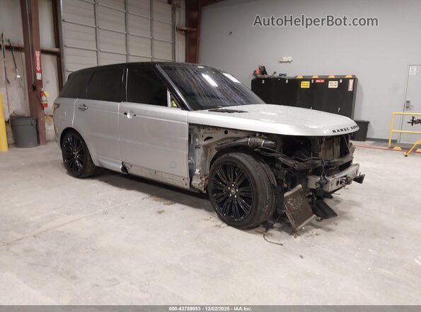 SALWV2SV5JA400169 2018 LAND ROVER RANGE ROVER SPORT Серебряный Передняя правая четверть
