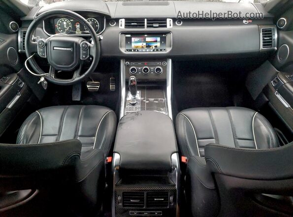 SALWZ2FE5HA128005 2017 LAND ROVER RANGE Black Widok deski rozdzielczej
