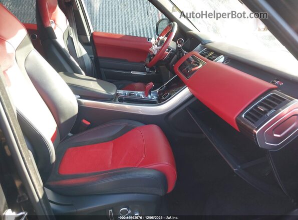 SALWZ2RE4NA228152 2022 LAND ROVER RANGE ROVER SPORT Black Widok wnętrza z przodu