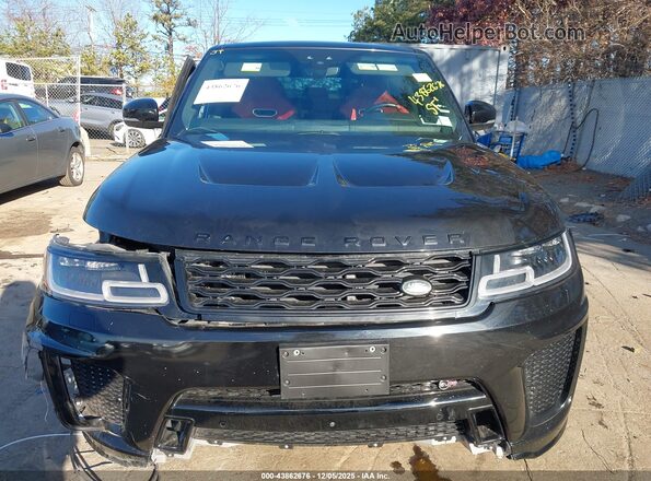 SALWZ2RE4NA228152 2022 LAND ROVER RANGE ROVER SPORT Black Widok wnętrza z tyłu