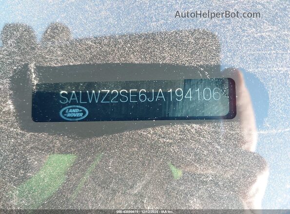 SALWZ2SE6JA194106 2018 LAND ROVER RANGE ROVER SPORT Синий 