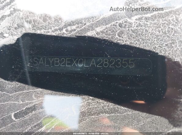 SALYB2EX0LA282355 2020 LAND ROVER RANGE ROVER VELAR Blue ძრავის განყოფილების ხედი