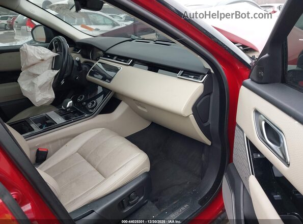SALYJ2EX1NA347316 2022 LAND ROVER RANGE ROVER VELAR Красный Вид салона спереди