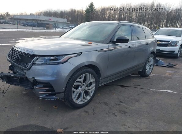 SALYK2EX6LA257864 2020 LAND ROVER RANGE ROVER VELAR Gray წინა მარცხენა ხედი სამი მეოთხედიდან