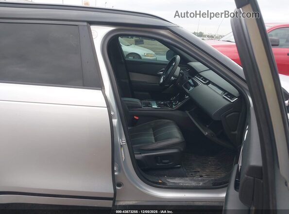 SALYL2FV7KA208942 2019 LAND ROVER RANGE ROVER VELAR Silver წინა სალონის ხედი