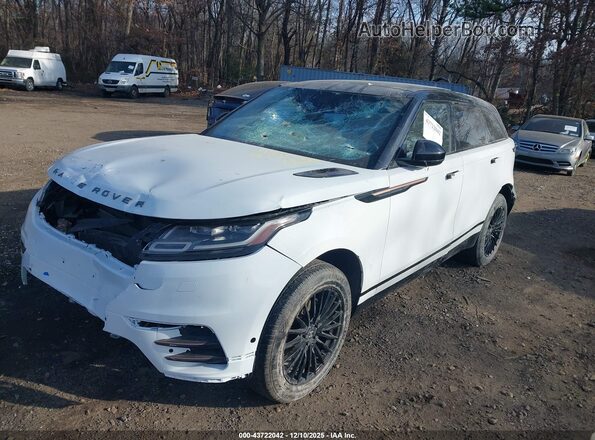 SALYL2RN0JA725106 2018 LAND ROVER RANGE ROVER VELAR Белый Передняя левая четверть