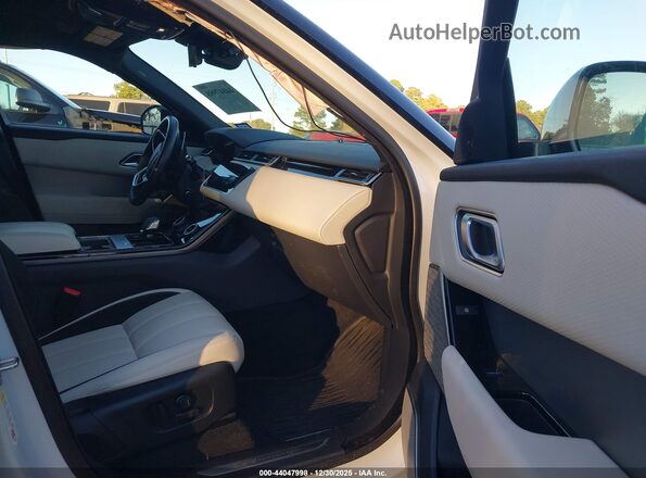 SALYT2EU2MA314968 2021 LAND ROVER RANGE ROVER VELAR Белый Вид салона спереди