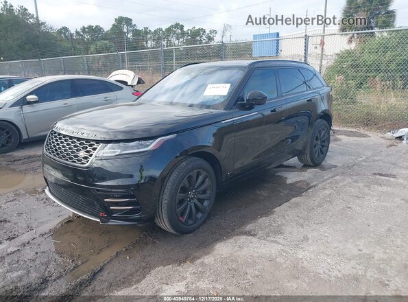 SALYT2EX1MA314325 2021 LAND ROVER RANGE ROVER VELAR Черный Передняя левая четверть