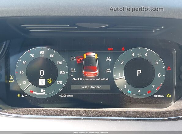 SALZJ2FX0RH236949 2024 LAND ROVER RANGE ROVER EVOQUE Gray Widok tylnych siedzeń