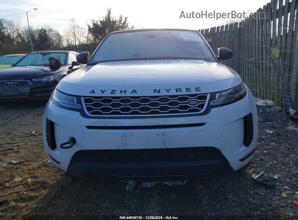 SALZJ2FX4LH107779 2020 LAND ROVER RANGE ROVER EVOQUE White Widok zestawu wskaźników