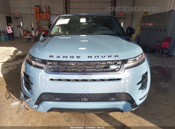 SALZL2FX7RH234562 2024 LAND ROVER RANGE ROVER EVOQUE Blue Widok zestawu wskaźników