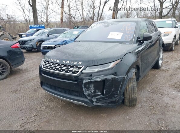 SALZP2FX2LH078250 2020 LAND ROVER RANGE ROVER EVOQUE Black წინა მარცხენა ხედი სამი მეოთხედიდან