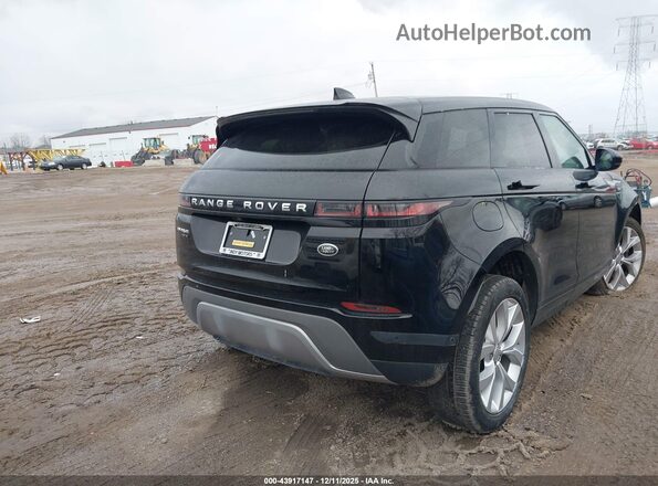 SALZP2FX2LH078250 2020 LAND ROVER RANGE ROVER EVOQUE Black უკანა მარჯვენა
