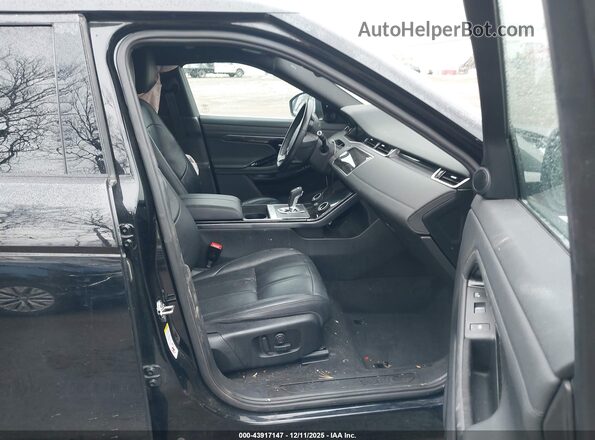 SALZP2FX2LH078250 2020 LAND ROVER RANGE ROVER EVOQUE Black წინა სალონის ხედი