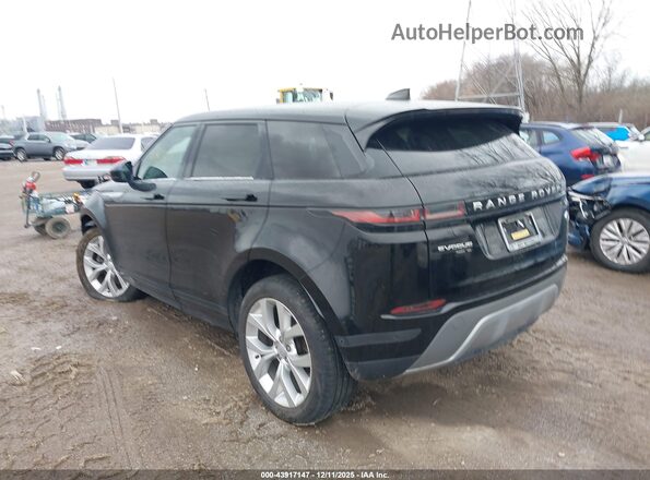 SALZP2FX2LH078250 2020 LAND ROVER RANGE ROVER EVOQUE Black უკანა მარცხენა
