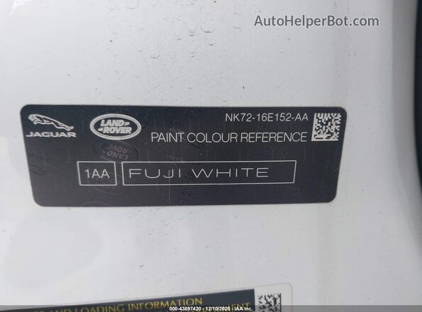 SALZT2FX4PH208238 2023 LAND ROVER RANGE ROVER EVOQUE White Widok komory silnika