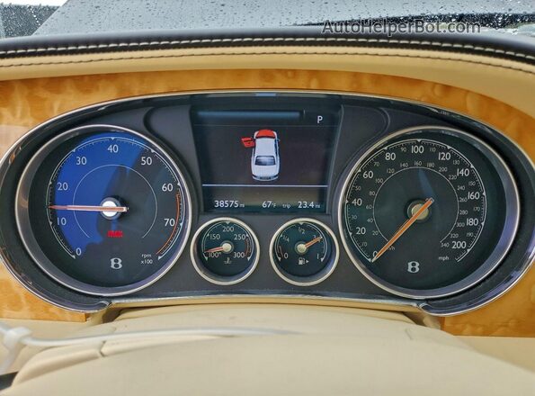 SCBEC9ZA4GC053860 2016 BENTLEY OTHER Brown ხელსაწყოთა პანელის ხედი